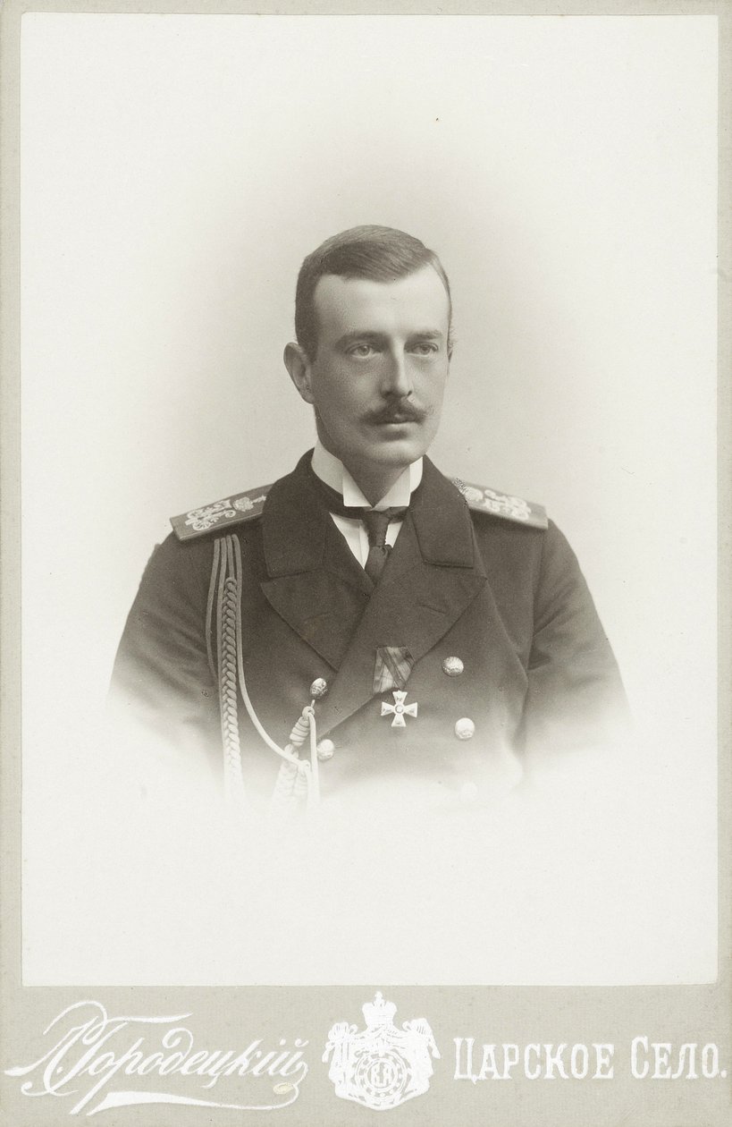 Venäjän suurherttua Cyril Vladimirovich 1876-1938, n. 1900. tekijältä Photo studio L. Gorodetsky.
