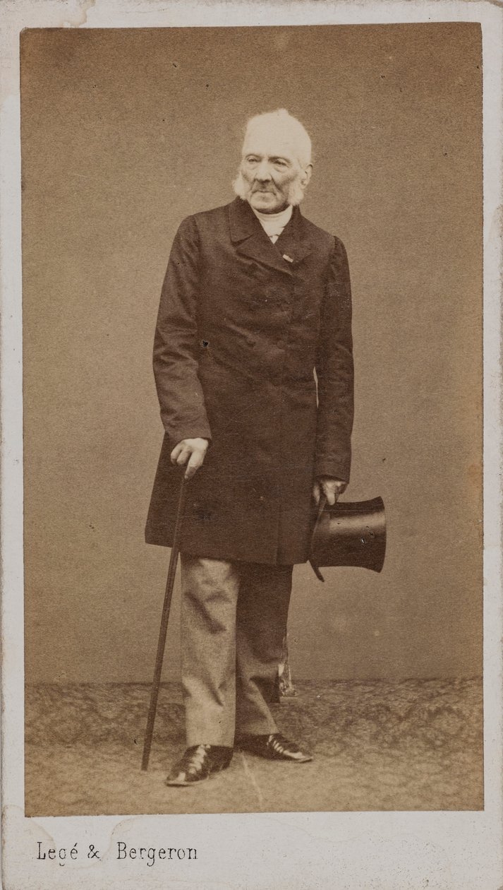 Muotokuva säveltäjä Gustave Vogtista 1781-1870. tekijältä Photo studio Legé and Bergeron.