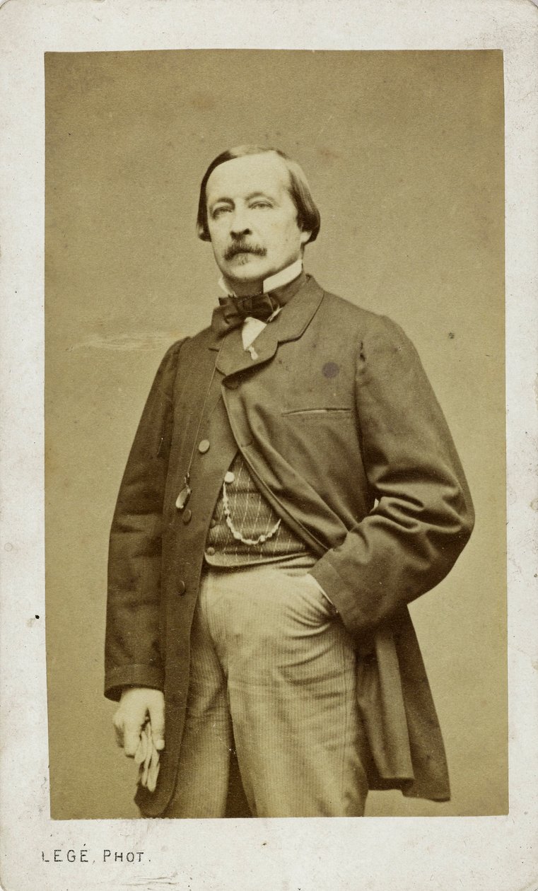 Muotokuva pianisti ja säveltäjä Félix Le Couppeysta 1811-1887. tekijältä Photo studio Legé and Bergeron.