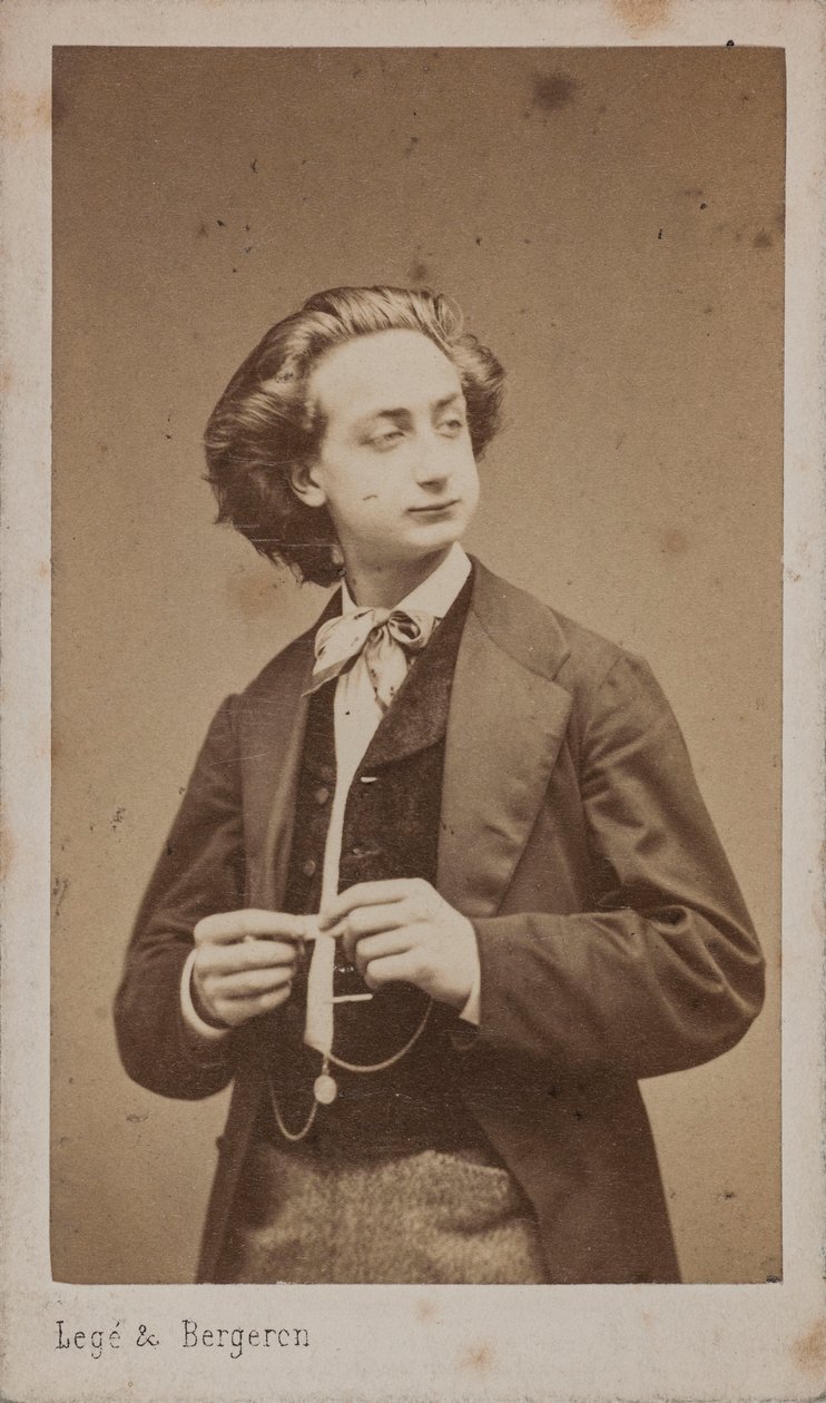 Viulisti ja säveltäjä Henri Kettenin muotokuva 1848-1883. tekijältä Photo studio Legé and Bergeron.