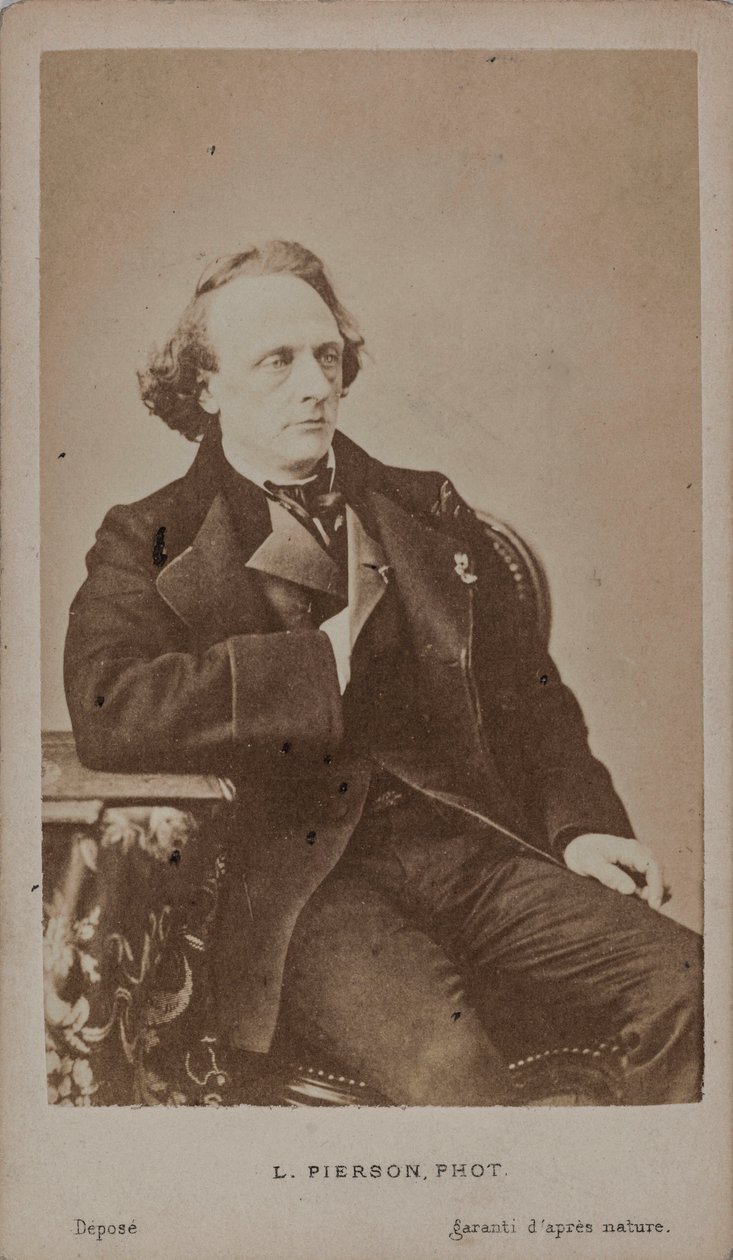 Pianisti ja säveltäjä Henry Litolffin muotokuva 1818-1891. tekijältä Photo studio Mayer and Pierson.