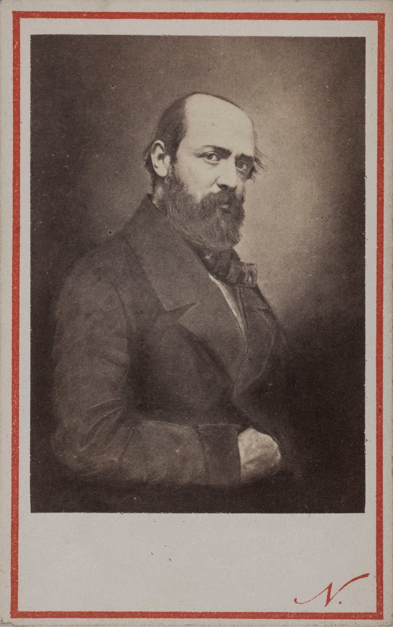 Henri Murgerin muotokuva 1822-1861, 1861. tekijältä Photo studio Nadar.