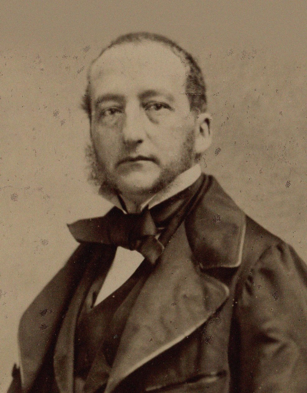 Pianisti ja säveltäjä Sigismund Thalbergin muotokuva 1812-1871, n. 1860. tekijältä Photo studio Nadar.