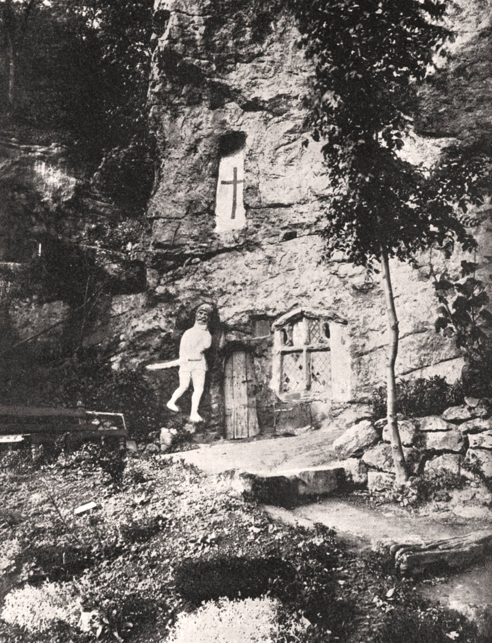 St. Roberts Chapel, Knaresborough, 1924-1926. tekijältä Photochrom Co Ltd of London