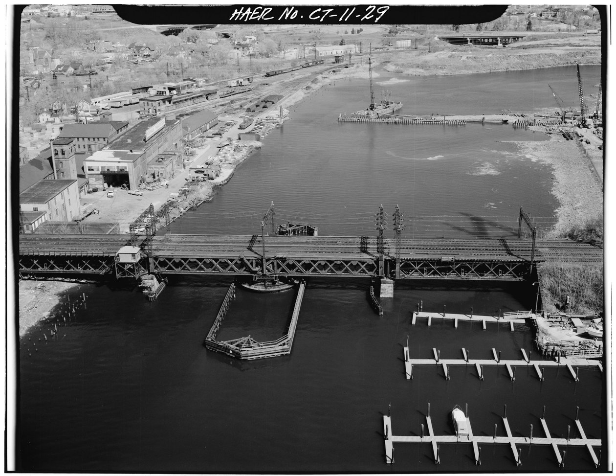 Norwalk River Bridge, Norwalk, Connecticut (m/w kuva) tekijältä Photographer American