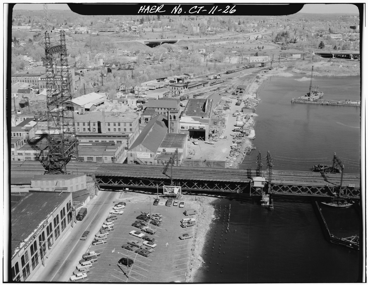 Norwalk River Bridge, Norwalk, Connecticut (m/w kuva) tekijältä Photographer American