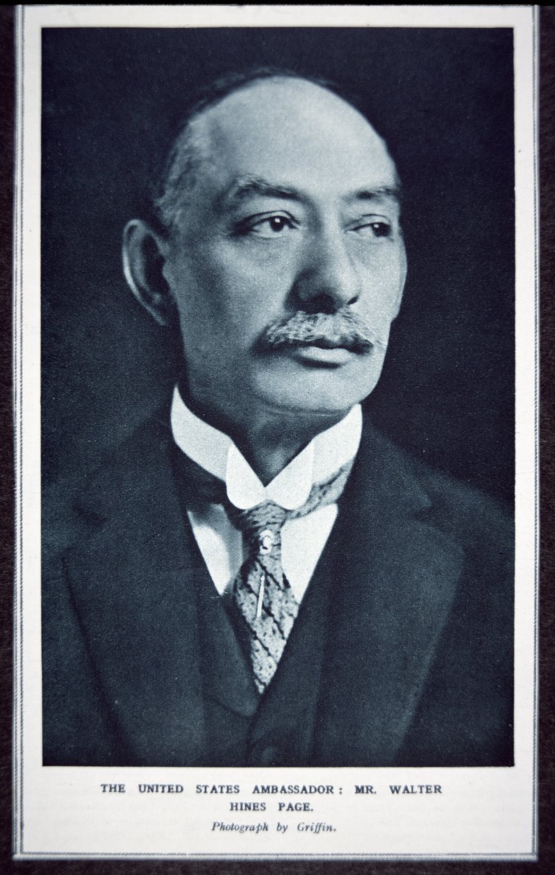 Walter Hines Page (1855-1918) (m/w valokuva) tekijältä Photographer American
