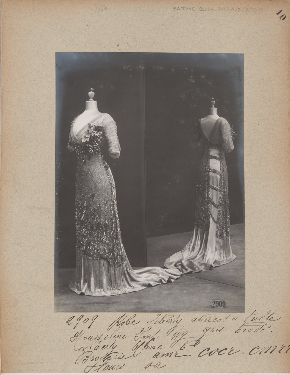 Albumisivu: House of Worth, Ball Gown tekijältä Photographer French