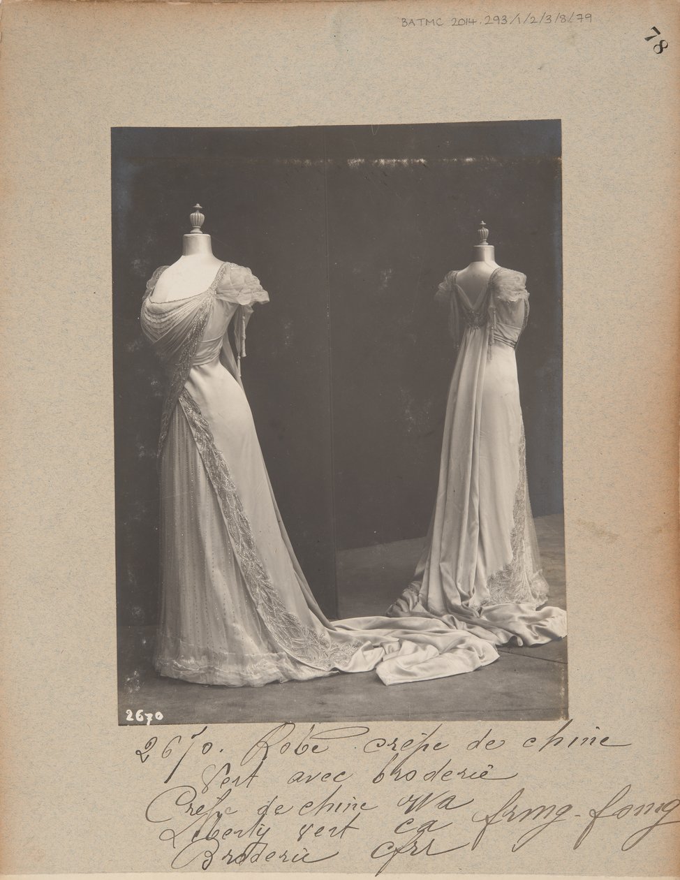 Albumisivu: House of Worth, Ball Gown tekijältä Photographer French