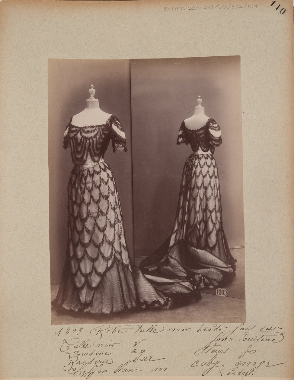 Albumisivu: House of Worth, Ball Gown tekijältä Photographer French