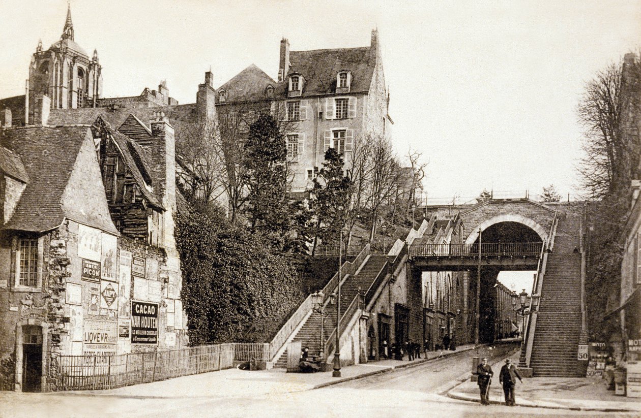 Le Mans, Ranska, n. 1900 (m/w valokuva) tekijältä Photographer French