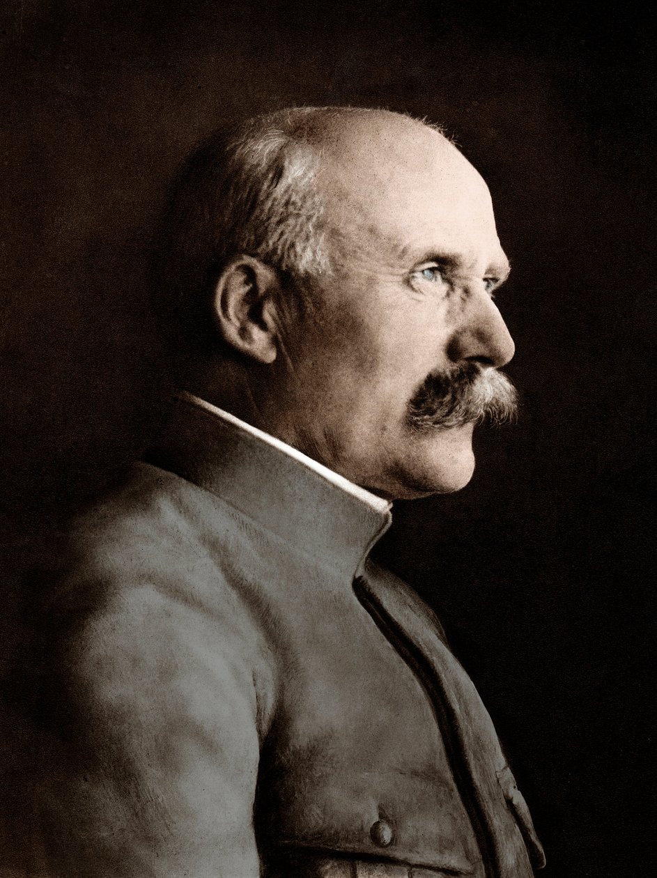 Marsalkka Philippe Petainin muotokuva, n. 1916-1917 (kuva). tekijältä Photographer French