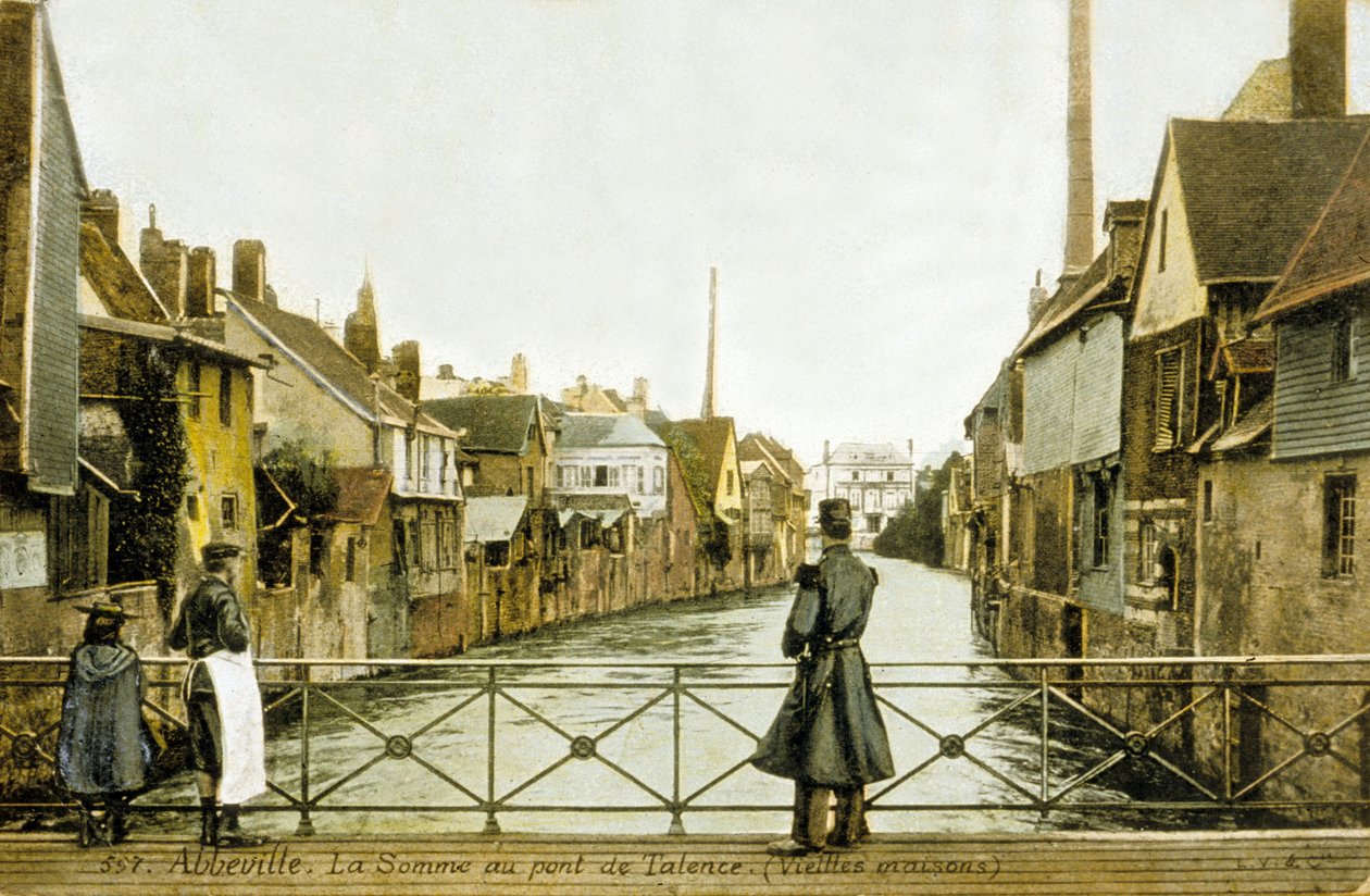 Somme-joki ja Talencen silta, Abbeville, Ranska tekijältä Photographer French