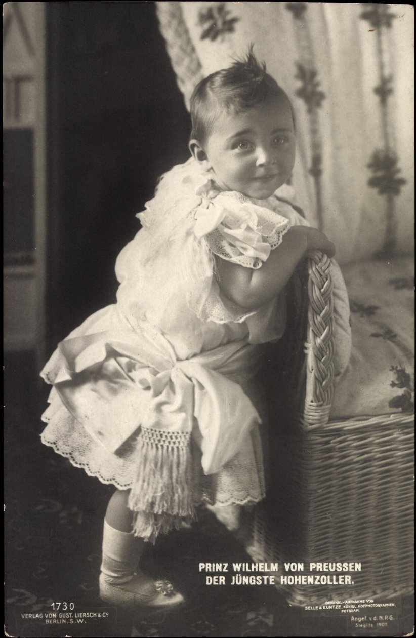 Preussin prinssi Vilhelm, nuorin Hohenzolleri tekijältä Photographer German