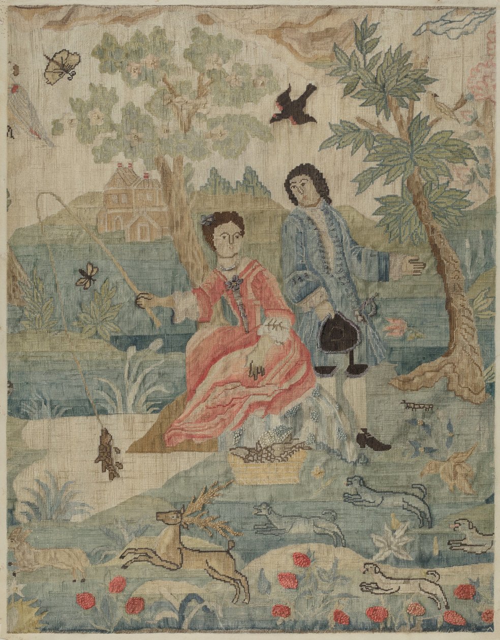Petit Point -kirjonta, c. 1937. tekijältä Phyllis Dorr