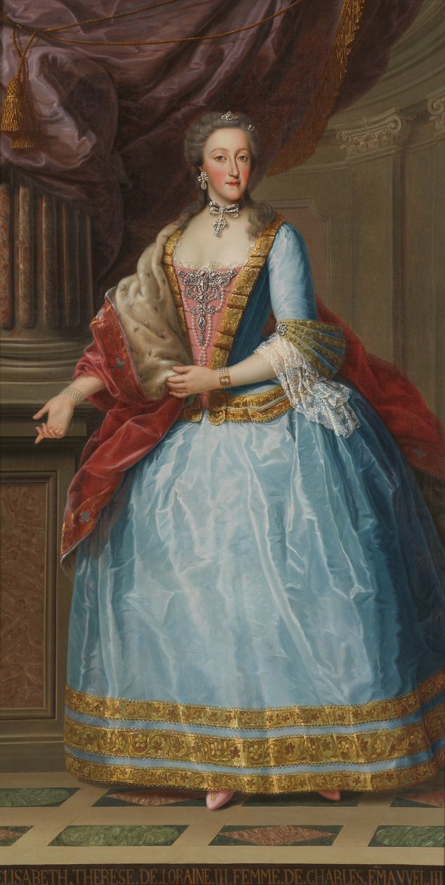 Muotokuva Elisabeth Lorrainesta tekijältä Piedmontese painter