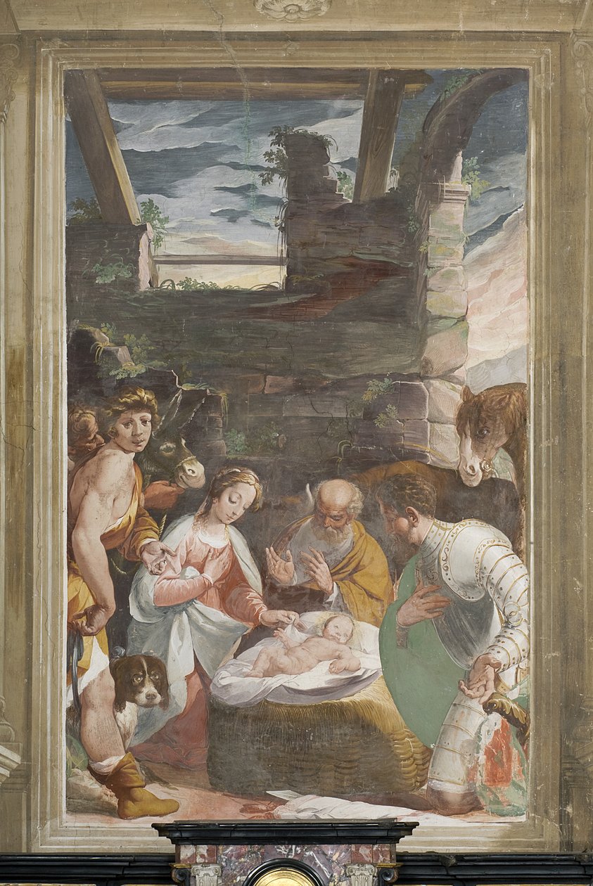 Syntymä, 1600-10 tekijältä Pier Francesco Morazzone