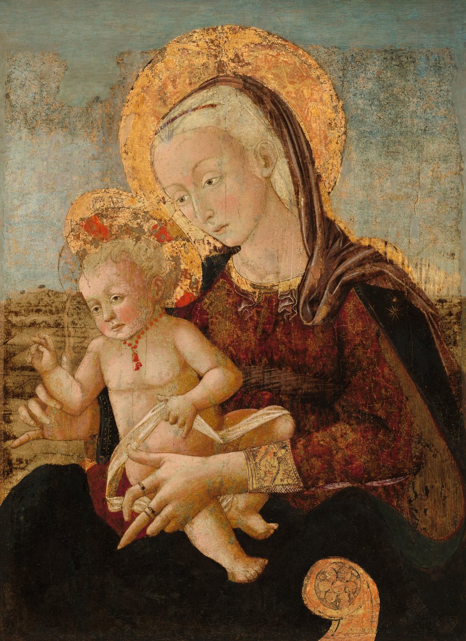 Madonna ja lapsi tekijältä Pier Francesco Fiorentino