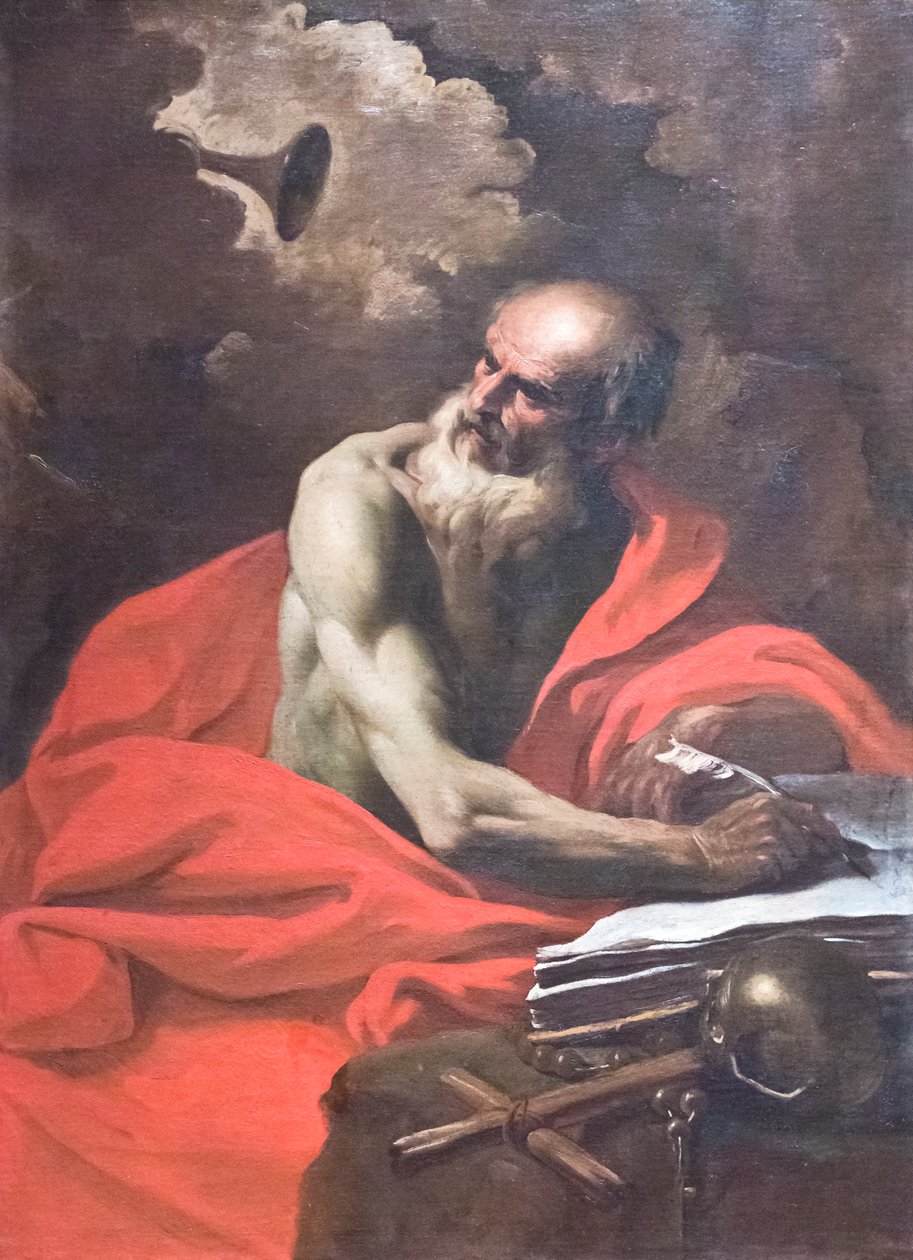 Saint Jerome (öljy kankaalle) tekijältä Pier Francesco Mola