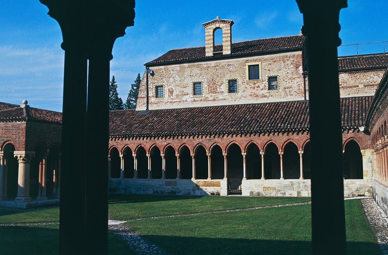 Luostari, Pyhän Zenon basilika (tai San Zeno Maggiore ja San Zenone), Verona (UNESCOn maailmanperintöluettelo, 2000), Veneto, Italia tekijältä Blaise Nicolas Le Sueur