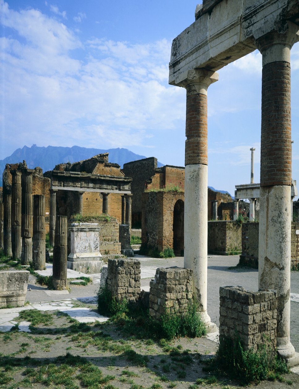 Italia, Campania, Pompei, Forum tekijältä Blaise Nicolas Le Sueur