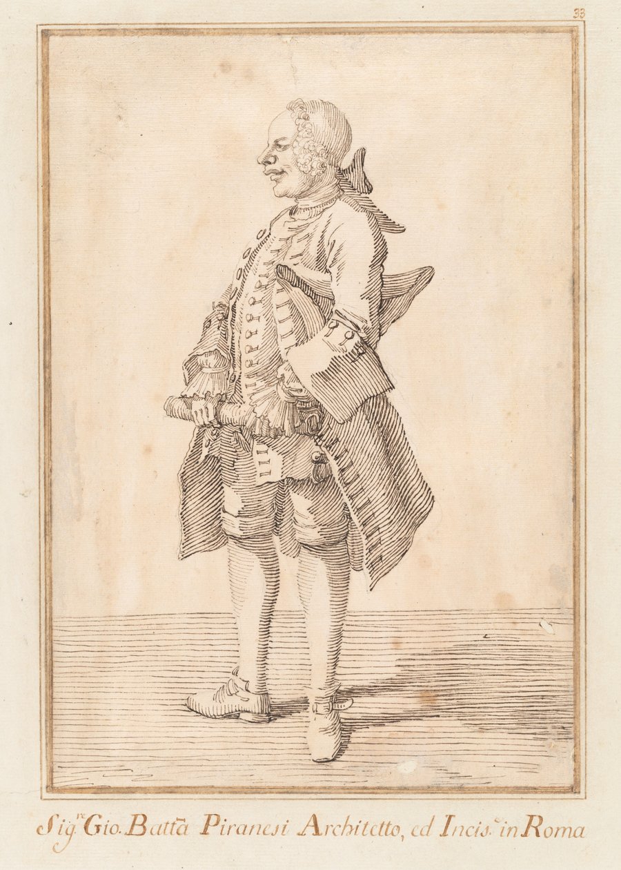 Giovanni Battista Piranesi tekijältä Pier Leone Ghezzi