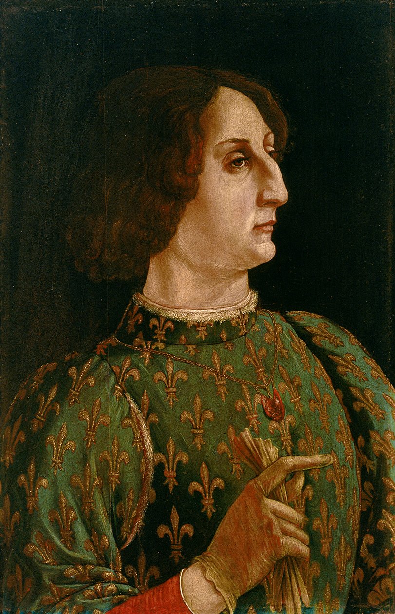 Galeazzo Maria Sforzan muotokuva tekijältä Piero del Pollaiolo