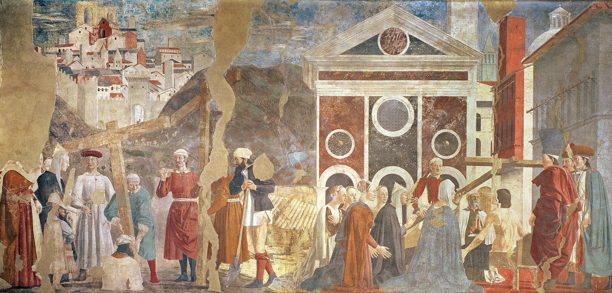 Todellisen ristin vahvistaminen valmistui 1464 tekijältä Piero della Francesca