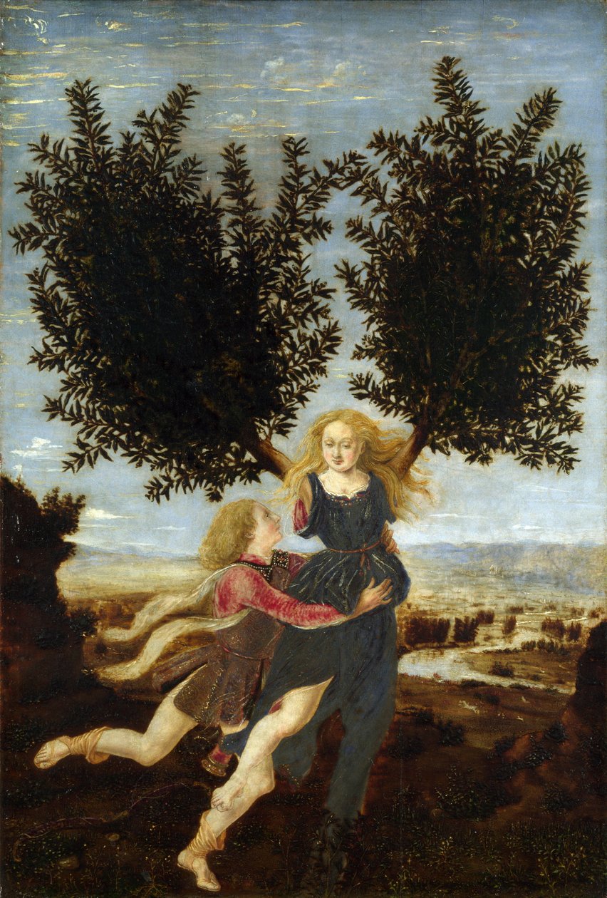 Apollo ja Daphne tekijältä Piero del Pollaiolo