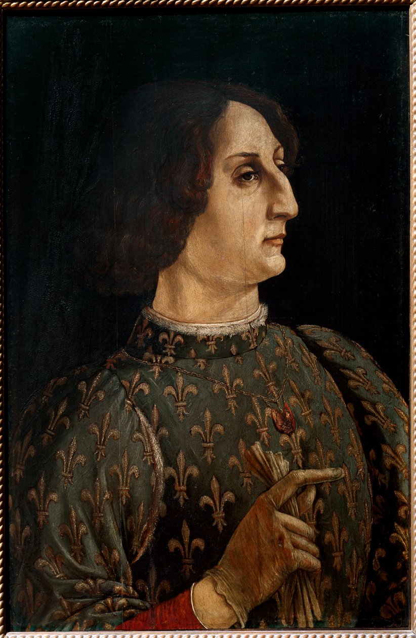 Milanon herttuan Galeazzo Maria Sforzan muotokuva tekijältä Piero del Pollaiolo