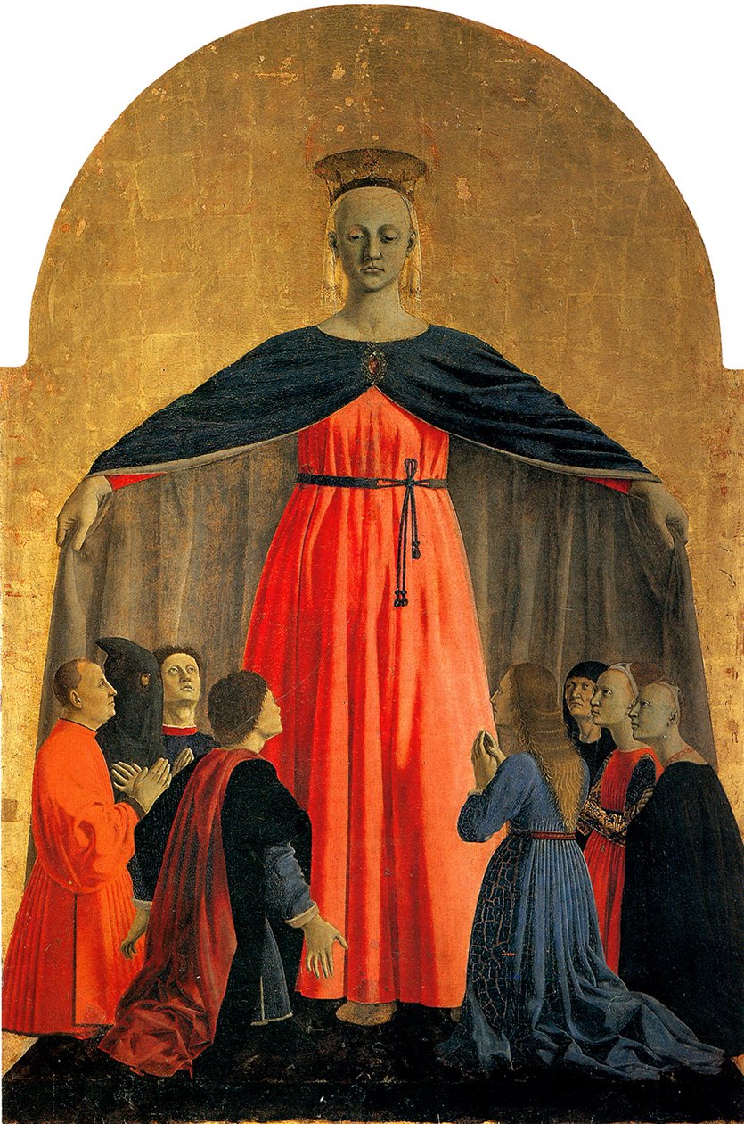 Madonna of Mercy, Madonna of Mercy, noin 1460 tekijältä Piero della Francesca
