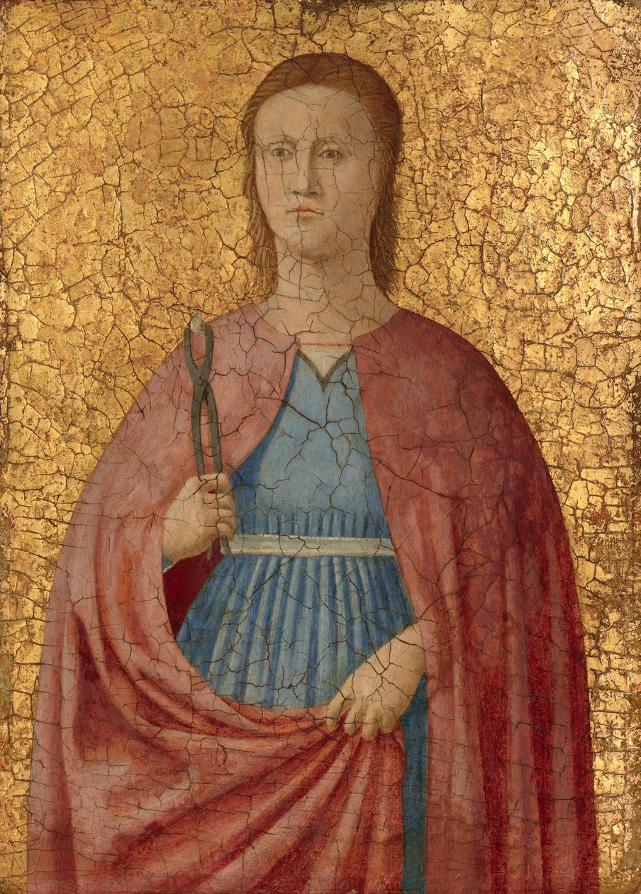 Pyhä Apollonia, n. 14551460. tekijältä Piero della Francesca