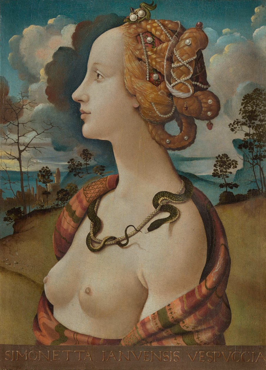 Simonetta Vespuccin muotokuva tekijältä Piero di Cosimo