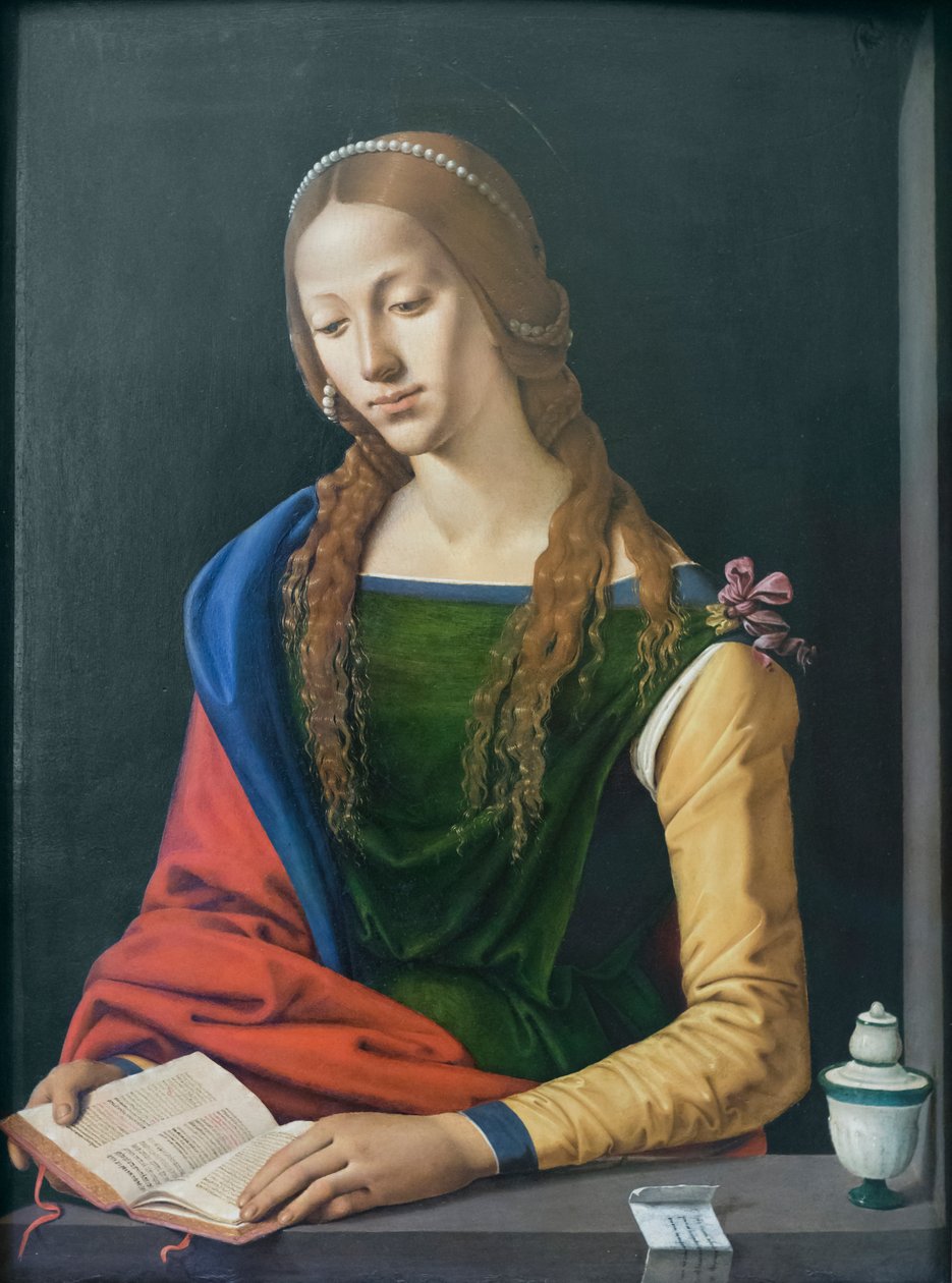 Pyhän Maria Magdaleenan luku, 1400-luvun loppu (öljy paneelissa) tekijältä Piero di Cosimo