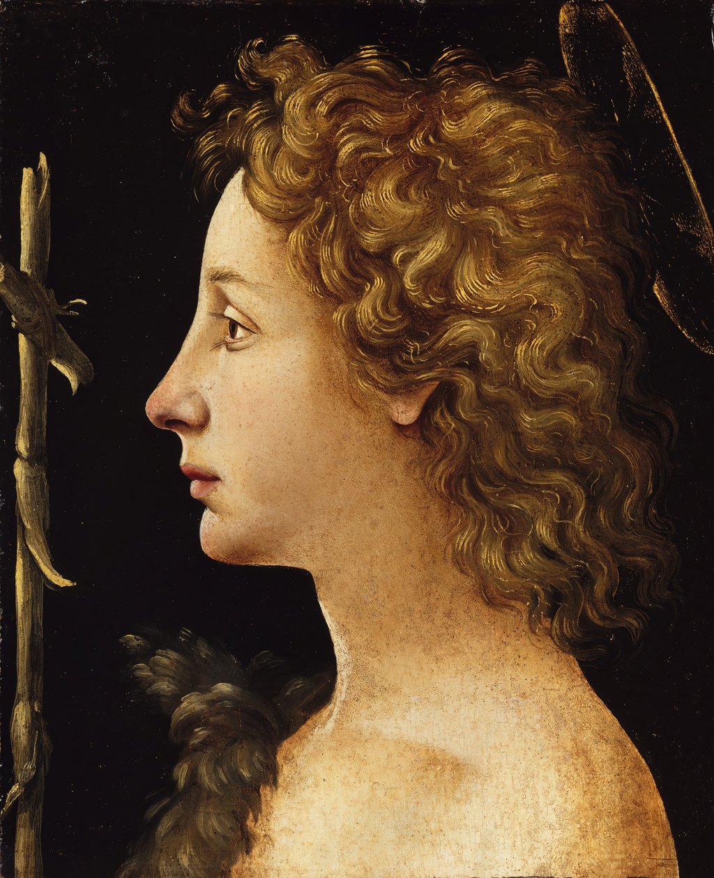 Nuori Pyhä Johannes Kastaja, n. 1480-82. tekijältä Piero di Cosimo