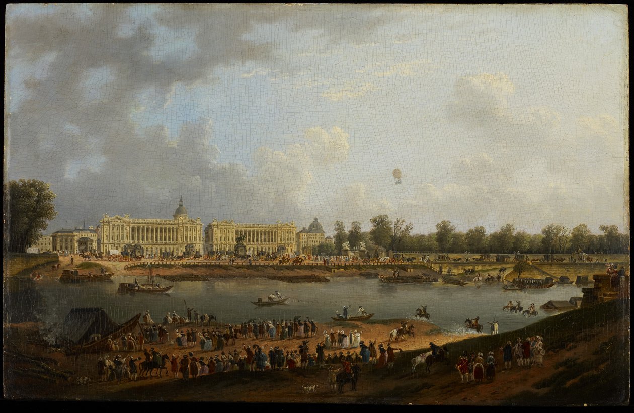 Place de la Concorde, noin 1783 tekijältä Pierre Antoine Demachy