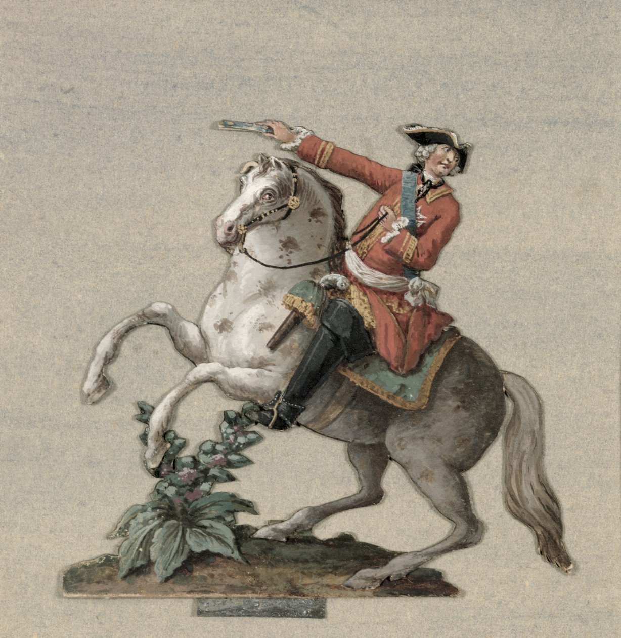 Prinssi Charles-Just de Beauveau-Craonin ratsastusmuotokuva (1720-93) tekijältä Pierre Antoine Lesueur