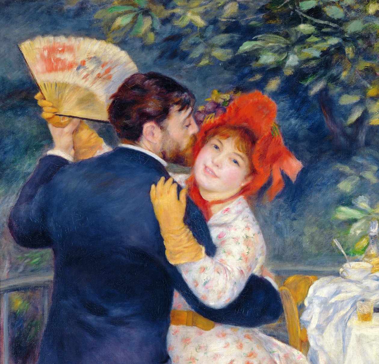 A Dance in the Country, 1883 (yksityiskohta 37338) tekijältä Pierre Auguste Renoir