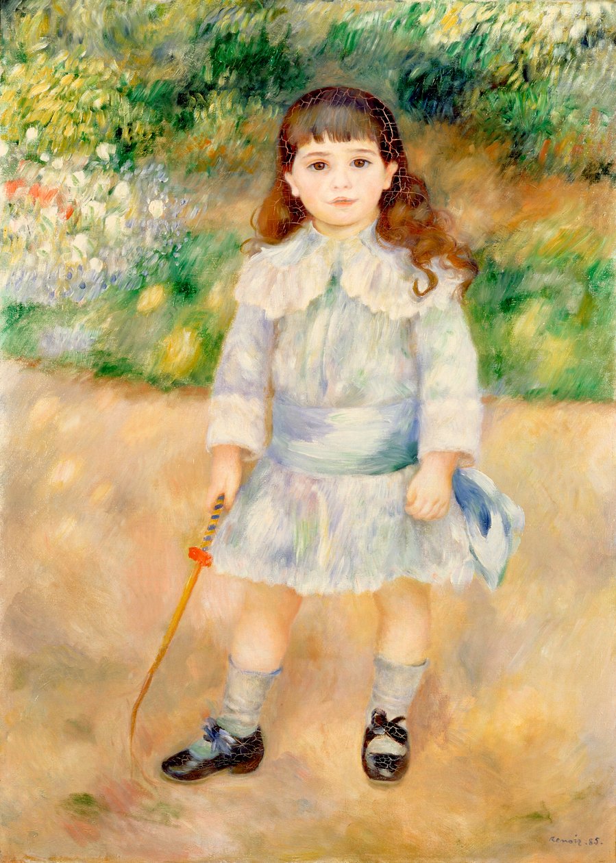 Tyttö, jolla on piiska tekijältä Pierre Auguste Renoir