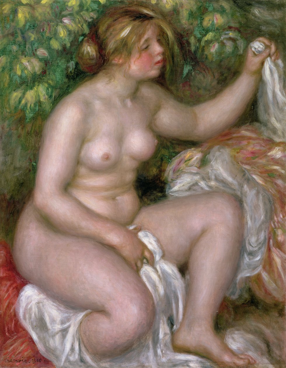 Kylvyn jälkeen, 1910 tekijältä Pierre Auguste Renoir