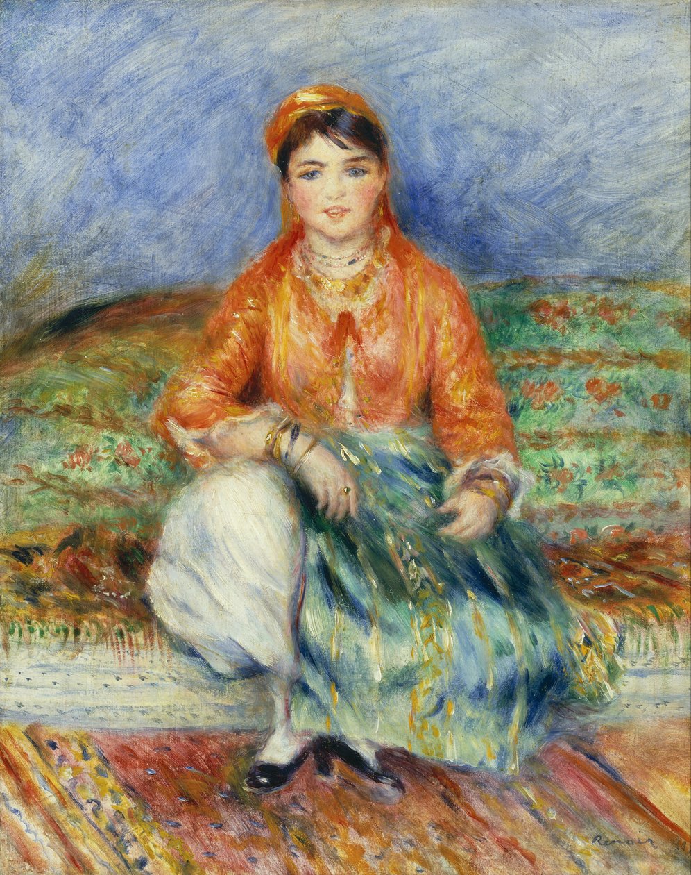 Algerialainen tyttö tekijältä Pierre Auguste Renoir