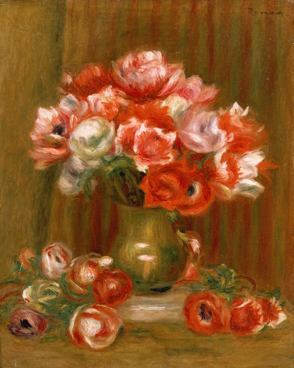 Anemones, 1909 tekijältä Pierre Auguste Renoir