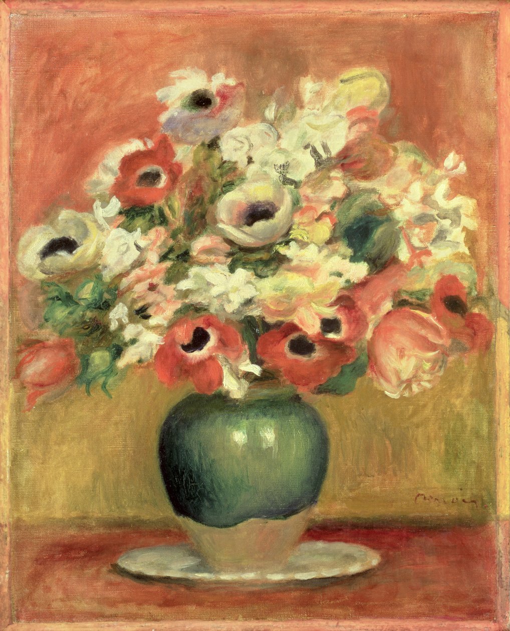 Anemones, n. 1885 tekijältä Pierre Auguste Renoir