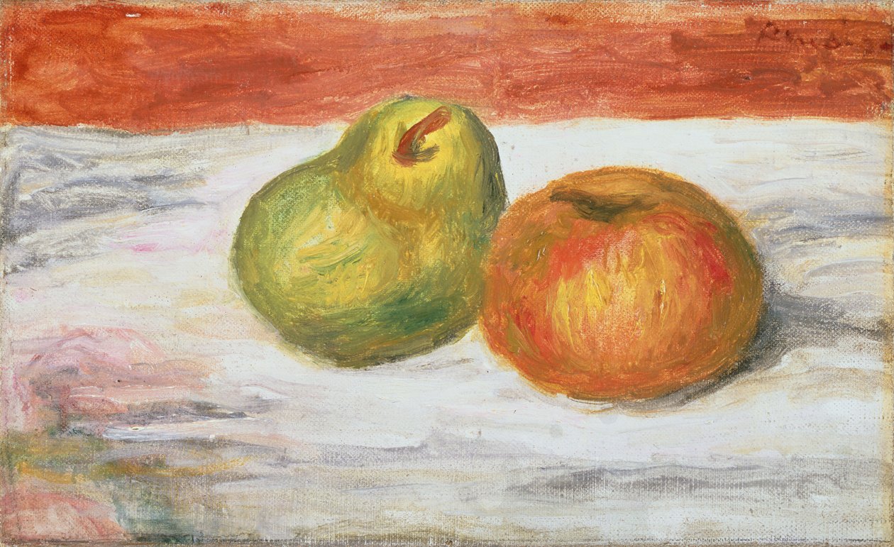 Omena ja päärynä, 1909-11 tekijältä Pierre Auguste Renoir