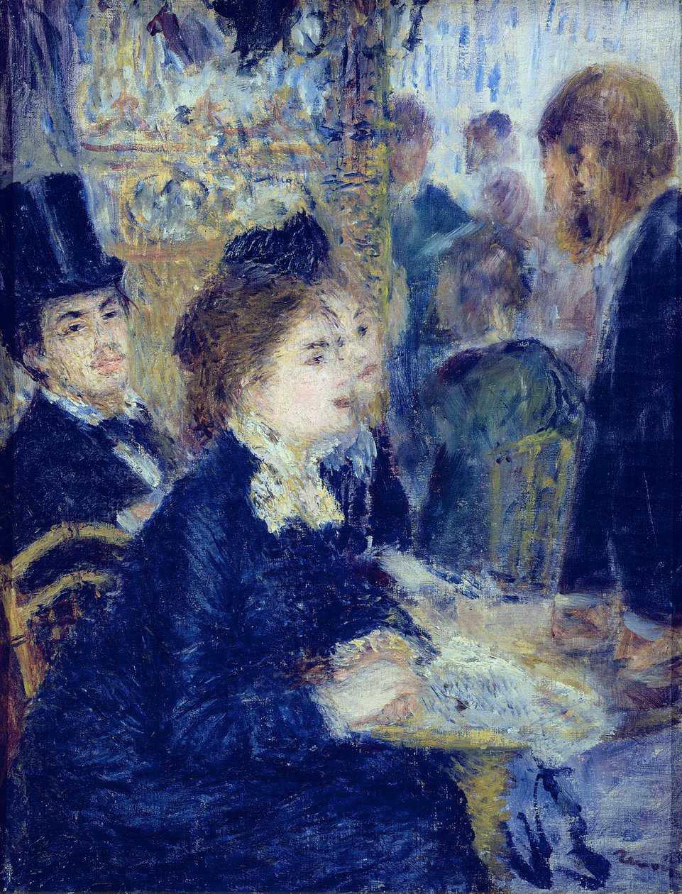 Kahvilassa, n. 1877 tekijältä Pierre Auguste Renoir