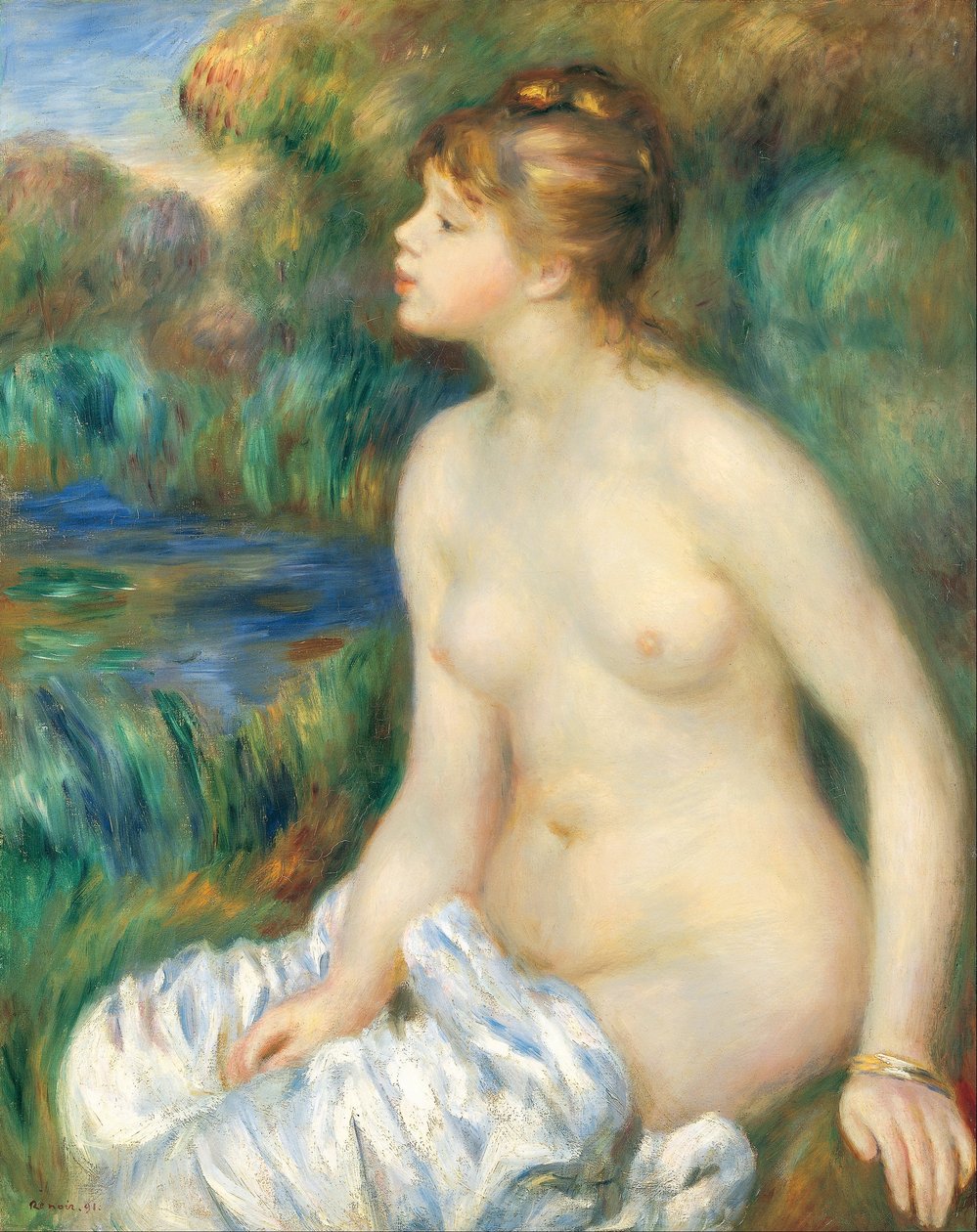 Uimari tekijältä Pierre Auguste Renoir