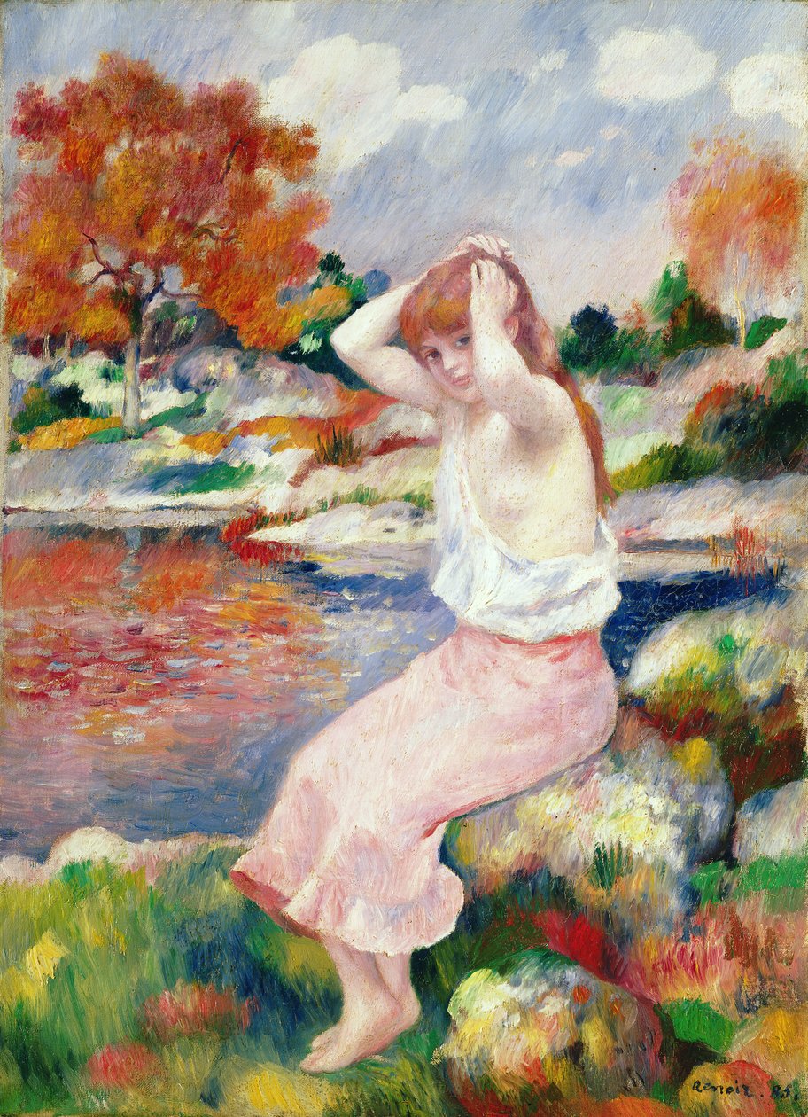 Kylpylä, 1885 tekijältä Pierre Auguste Renoir