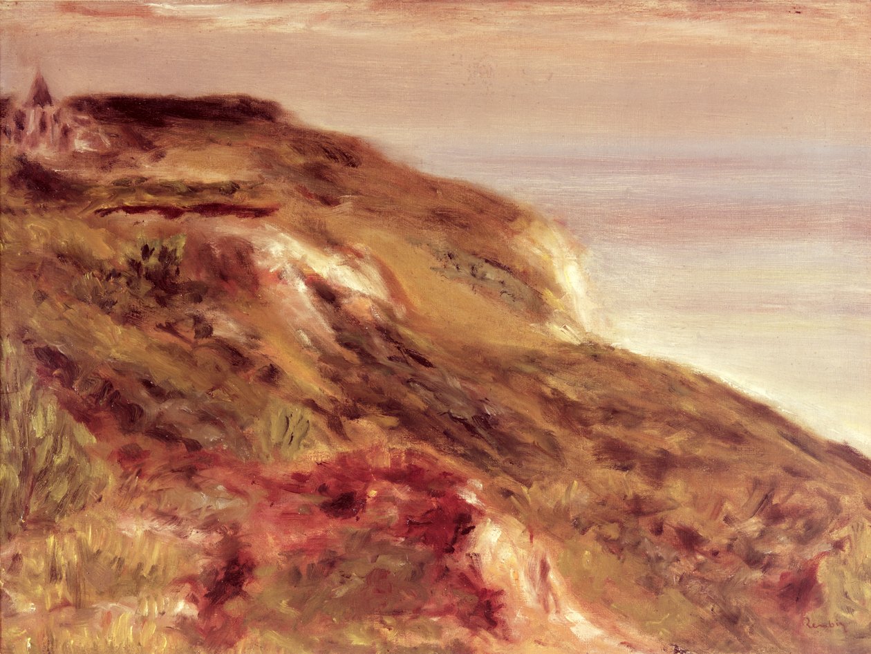 Kirkko kallion laella tekijältä Pierre Auguste Renoir