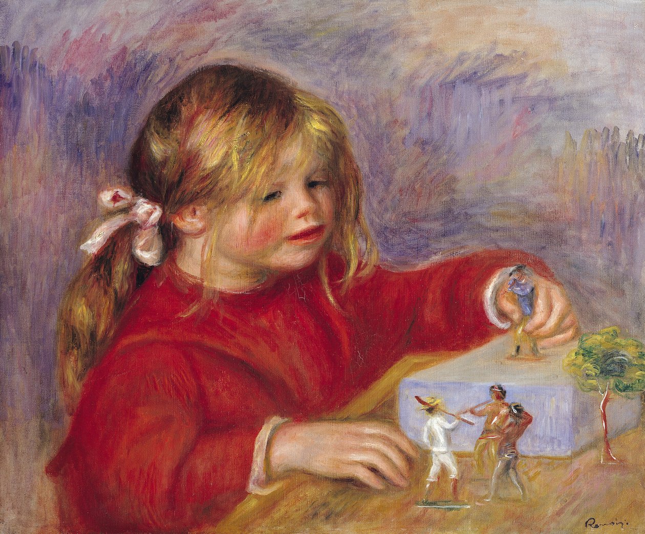 Claude Renoir (s.1901) Playssa, 1905 (katso myös 287547) tekijältä Pierre Auguste Renoir