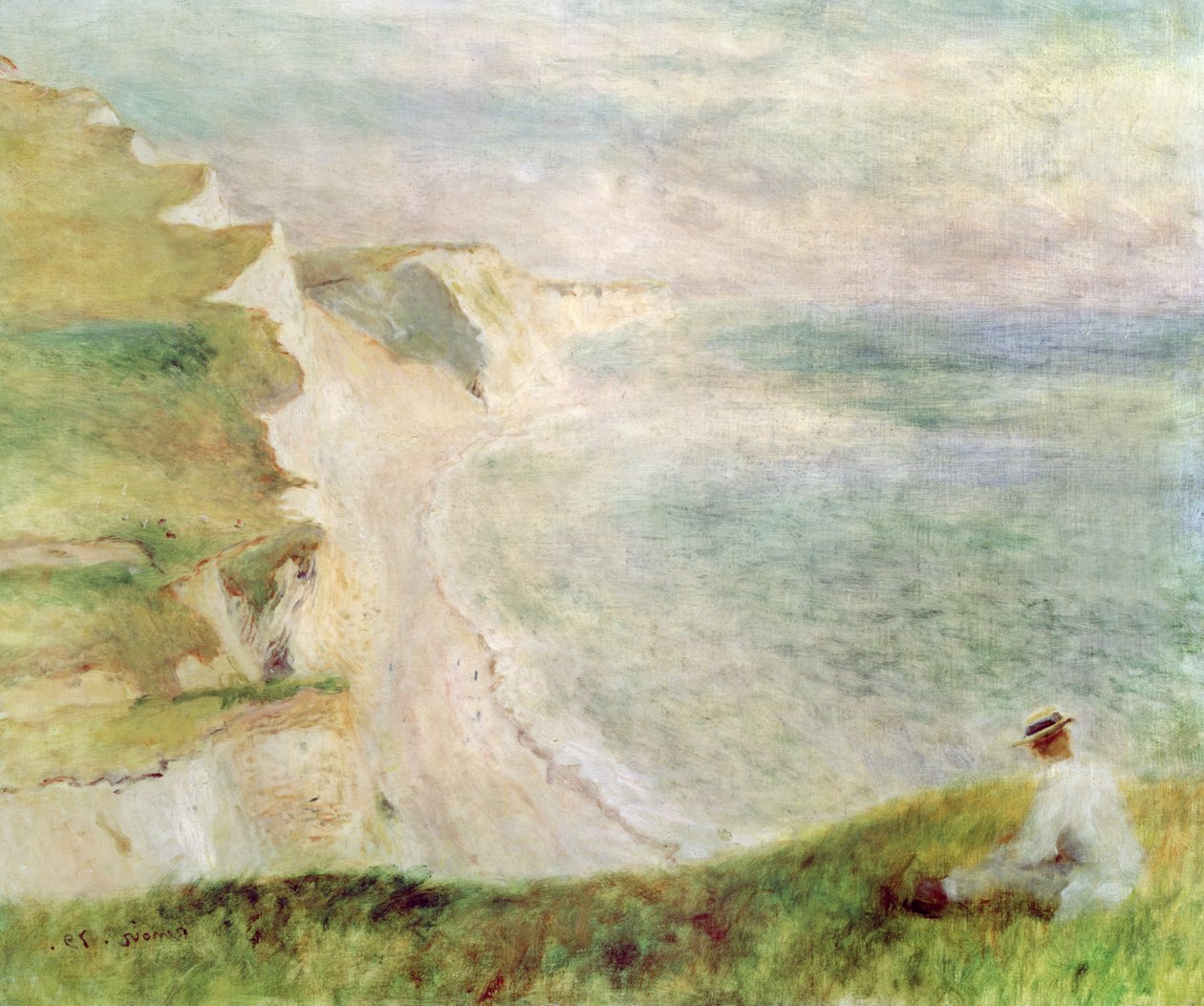 Kalliot Pourvillessä, 1879 tekijältä Pierre Auguste Renoir